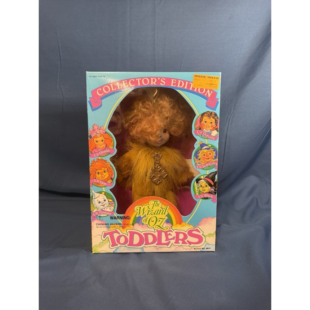 Rare HTF Wizard of Oz‎ Toddlers L'il Lion Courage Collectors Edition Toy Doll 93